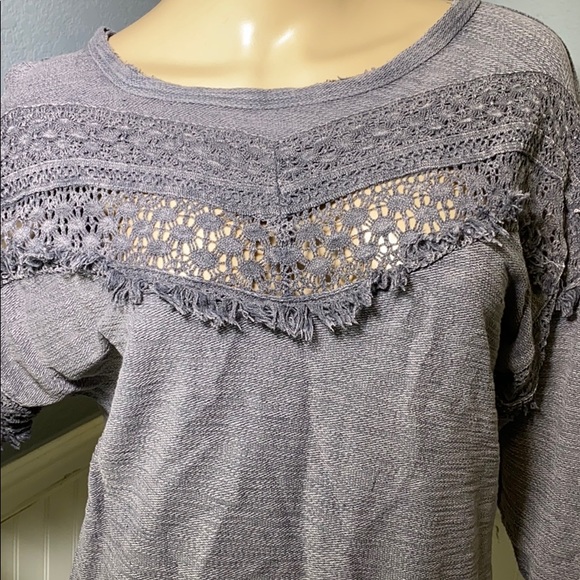 H&M Grey Long Oversized Blouse M - Picture 4 of 11